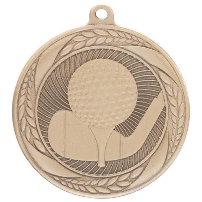 TYPHOON GOLF MEDAL 55MM - GOLD, SILVER & BRONZE